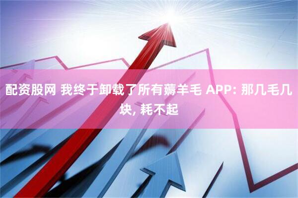 配资股网 我终于卸载了所有薅羊毛 APP: 那几毛几块, 耗不起